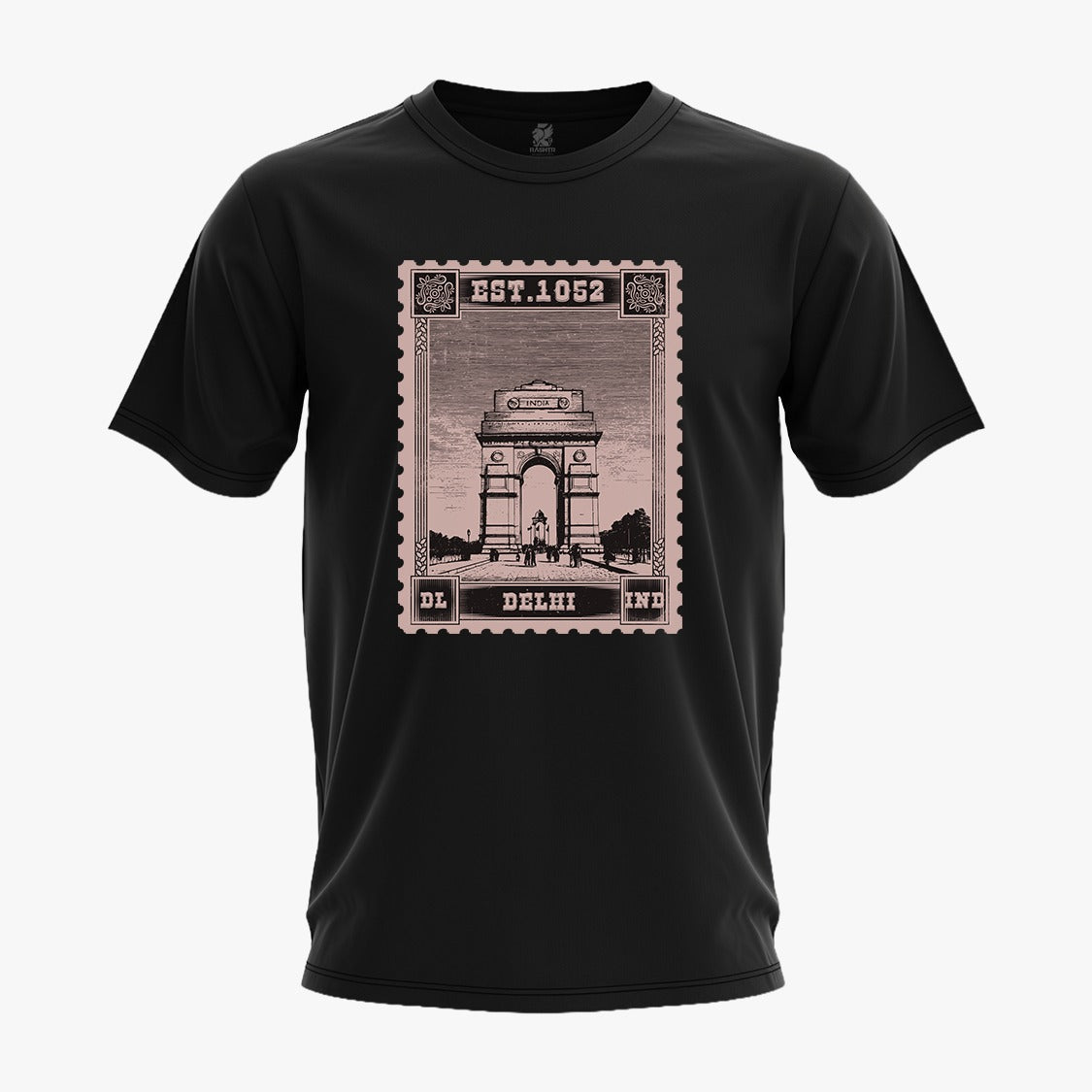 Delhi stamp Design Regular T-Shirt