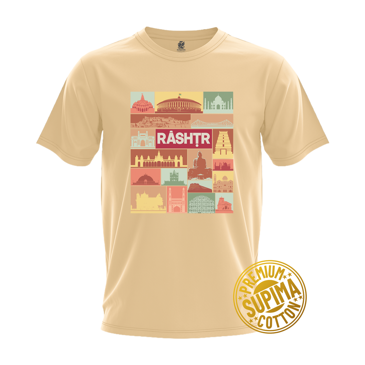 Rashtr Monument Design Supima T-Shirt
